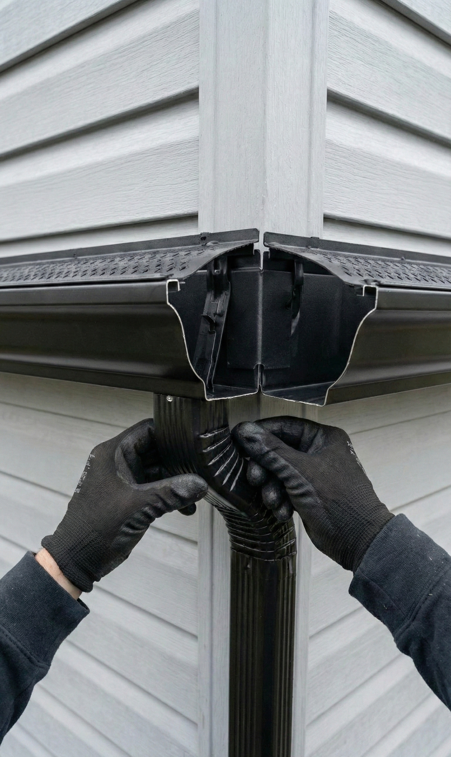 Installation gouttières Alu-Rex